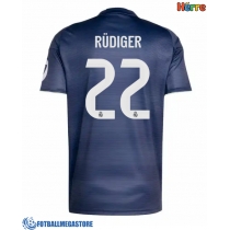 Fotballdrakt Herre Real Madrid Antonio Rudiger #22 Bortedrakt 2025-26 Kortermet